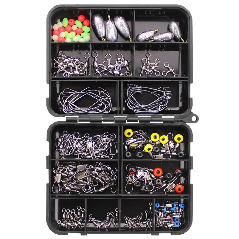Snaps Outdoor Bead Jig Hook Hooks Swivels Tackle Fishing Tool 160pcs Kit Fishing Tackle Boxes
Snaps Outdoor Bead Jig Hook Hooks Swivels Tackle Fishing Tool 160pcs Kit Fishing Tackle Boxes