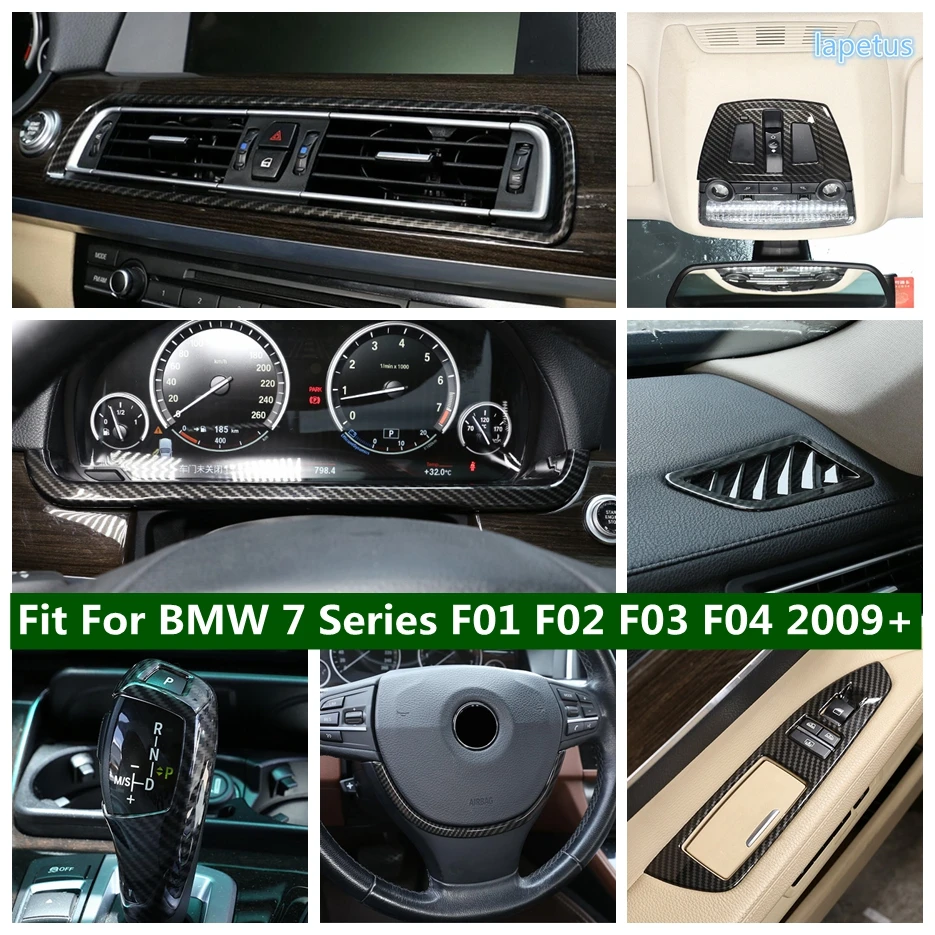 Gear Shift Knob / Air AC Vent / Steering Wheel Cover Trim ABS For BMW 7 Series F01 F02 F03 F04 2009 - 2015 Carbon Fiber Interior
Gear Shift Knob / Air AC Vent / Steering Wheel Cover Trim ABS For BMW 7 Series F01 F02 F03 F04 2009 - 2015 Carbon Fiber Interior