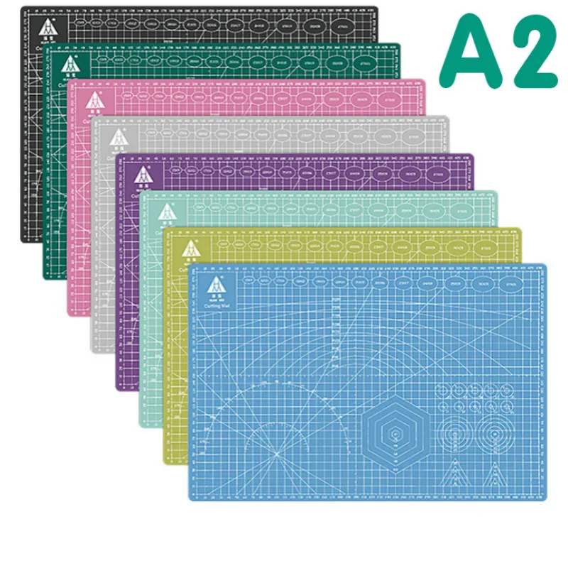 1Pcs 60 * 45cm A2 Cutting Board Grid Line Self-healing Cutting Board Craft Card Multi-color Double-sided Desktop Cutting Pad Mat
1Pcs 60 * 45cm A2 Cutting Board Grid Line Self-healing Cutting Board Craft Card Multi-color Double-sided Desktop Cutting Pad Mat