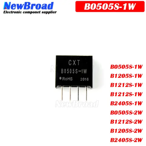 1W 2W series power module converter B0505S-1W B1205S-1W B1212S-1W B1212S-1WR2 B2405S-1W B0505S-2W B1212S-2W B1205S-2W B2405S-2W