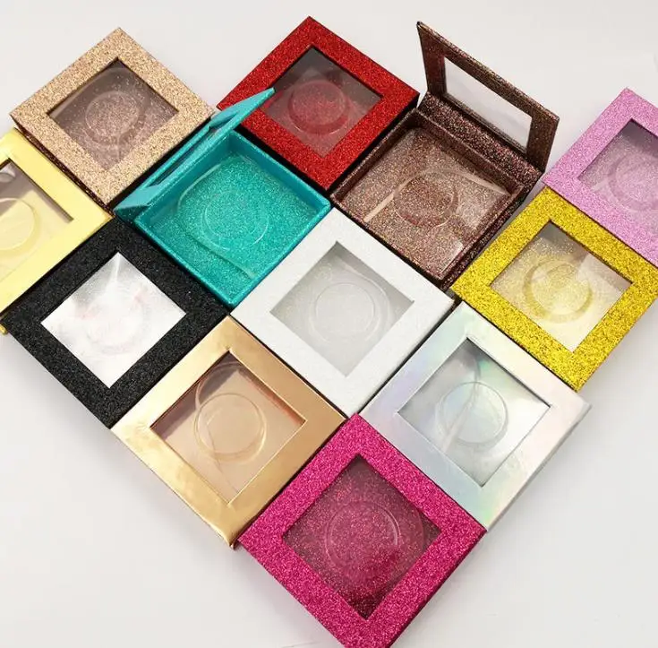 Square Glitter Eyelash Boxes Muti Color Paper Clamshell Plastic Packaging Case Cosmetic Packing Box Outdoor Popular SN1510
Square Glitter Eyelash Boxes Muti Color Paper Clamshell Plastic Packaging Case Cosmetic Packing Box Outdoor Popular SN1510