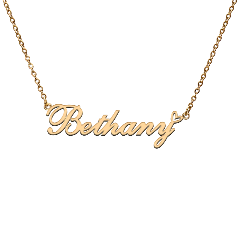 Custom Personalized Name Necklaces for Bethany Best Friends Birthday Christmas Mother Days Jewelry Gifts
Custom Personalized Name Necklaces for Bethany Best Friends Birthday Christmas Mother Days Jewelry Gifts
