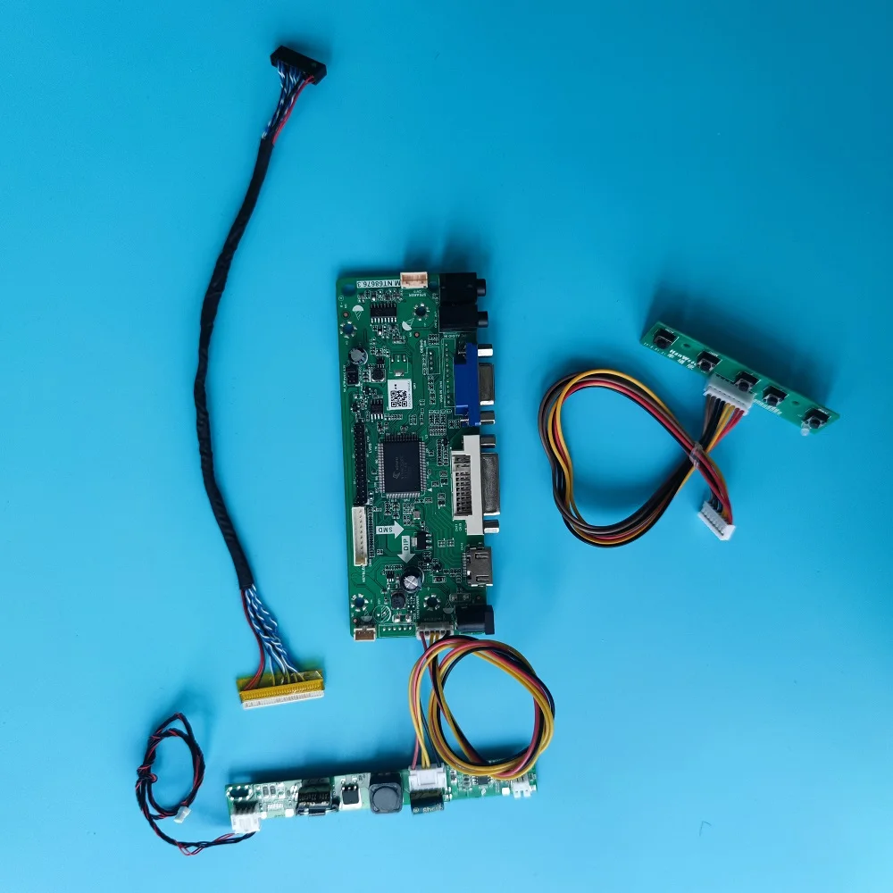 Kit For LM238WF1 SL1920*1200 HDMI-compatible monitor DIY 23.8" panel LVDS LED Audio VGA Display M.NT68676 Controller board
Kit For LM238WF1 SL1920*1200 HDMI-compatible monitor DIY 23.8" panel LVDS LED Audio VGA Display M.NT68676 Controller board
