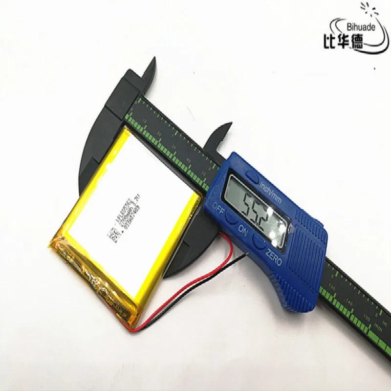 10pcs/lot 3.7V 2700mAh 605562 Lithium Polymer Li-Po li ion Rechargeable Battery cells For Mp3 MP4 MP5 GPS
10pcs/lot 3.7V 2700mAh 605562 Lithium Polymer Li-Po li ion Rechargeable Battery cells For Mp3 MP4 MP5 GPS