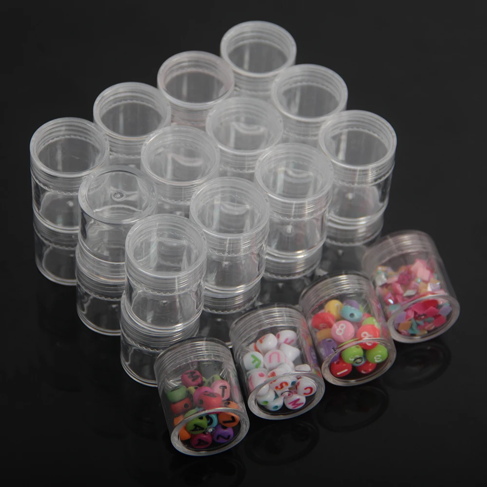 20/30/60/90Bottles Round Container Diamond Painting Accessories Crystal Bead Storage Jar Nail Art Parts Decoration Tools
20/30/60/90Bottles Round Container Diamond Painting Accessories Crystal Bead Storage Jar Nail Art Parts Decoration Tools