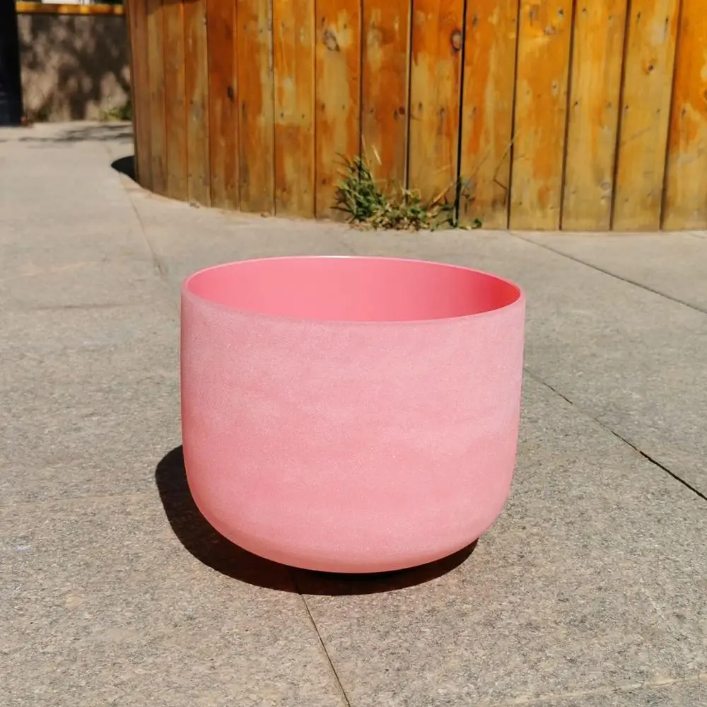 KVKA F note Pink Color Heart Chakra Quartz Frosted crystal singing bowl 10 inch for sound therapy with bag
KVKA F note Pink Color Heart Chakra Quartz Frosted crystal singing bowl 10 inch for sound therapy with bag