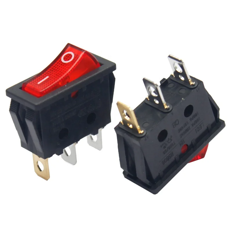 16A 250V Rocker Switch KCD3 Switch ON-OFF 2 Position 3 Pin Electrical equipment With Light Power Switch
16A 250V Rocker Switch KCD3 Switch ON-OFF 2 Position 3 Pin Electrical equipment With Light Power Switch