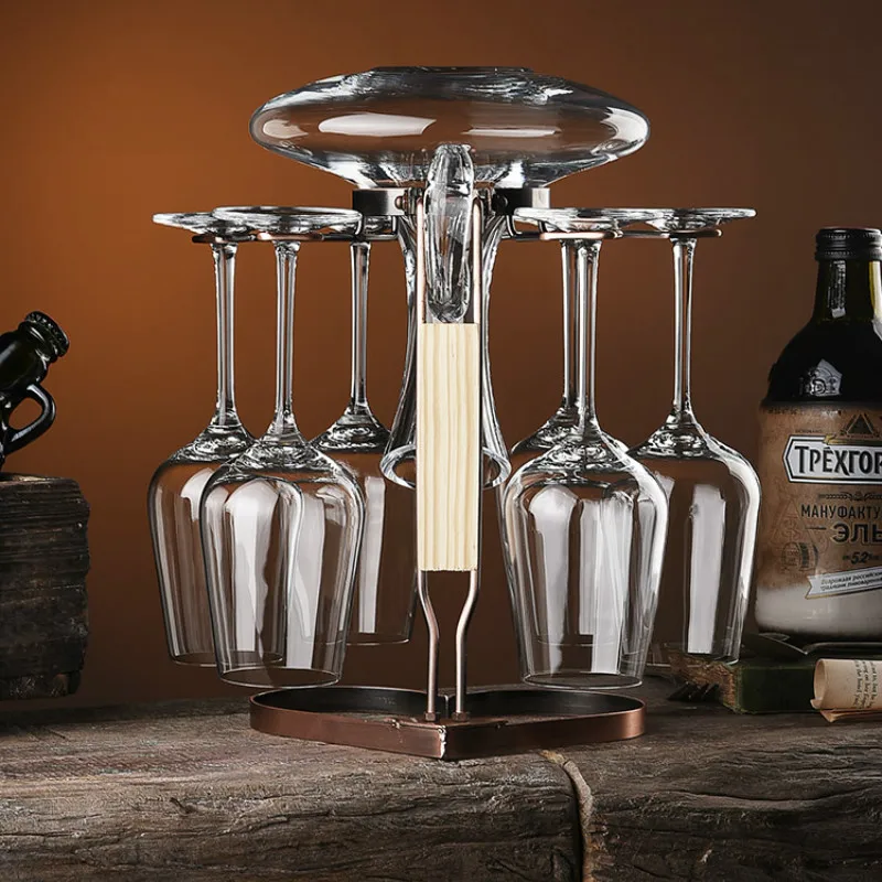 Red Wine Glass Set Home Crystal Glass Wine Set Wine Decanter Integrated Cup Holder Creative 6 Goblet flask hennessy liquor
Red Wine Glass Set Home Crystal Glass Wine Set Wine Decanter Integrated Cup Holder Creative 6 Goblet flask hennessy liquor