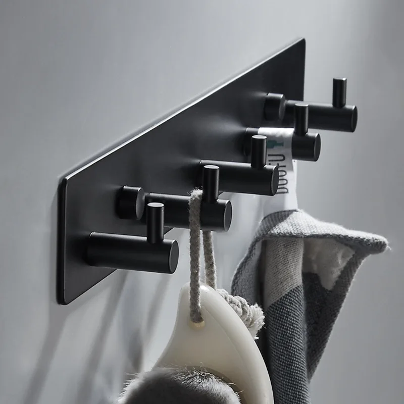 Black Robe Hook Bathroom Stainless Steel Towel Hook Bag Hat Hook Wall Mounted Clothes Coat Hook Wall Hanger Bathroom Hardware
Black Robe Hook Bathroom Stainless Steel Towel Hook Bag Hat Hook Wall Mounted Clothes Coat Hook Wall Hanger Bathroom Hardware