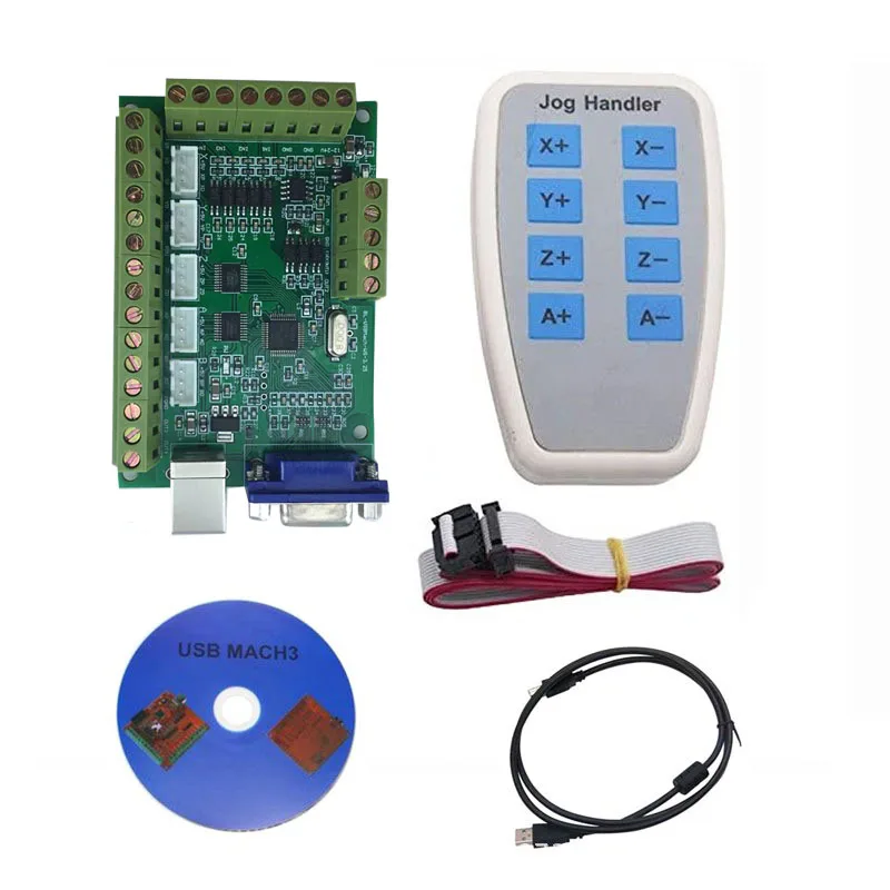 USB interface board CNC MACH3 motion control card for engraving machine + handle
USB interface board CNC MACH3 motion control card for engraving machine + handle