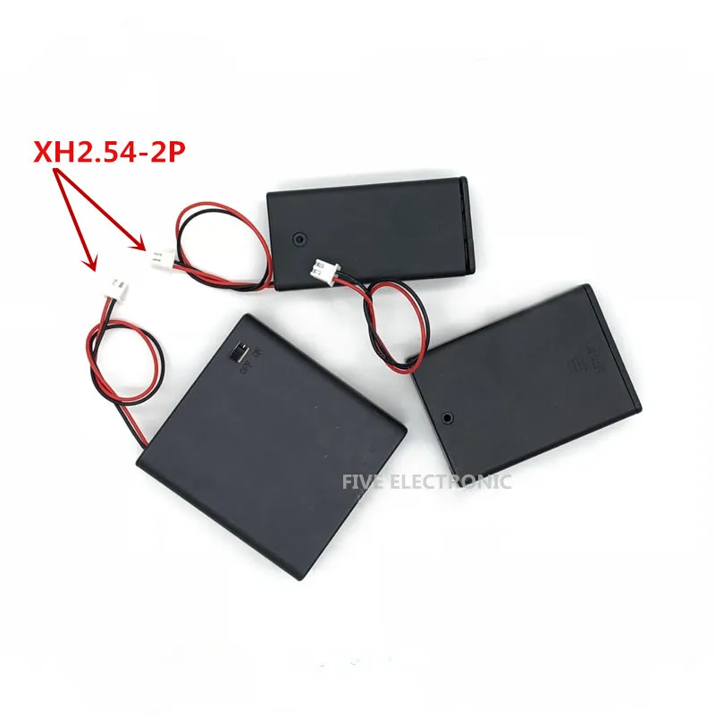 3V/4.5V/6V AA/AAA battery case holder with cover switch and XH2.54-2P plug leadwire(150mm)
3V/4.5V/6V AA/AAA battery case holder with cover switch and XH2.54-2P plug leadwire(150mm)