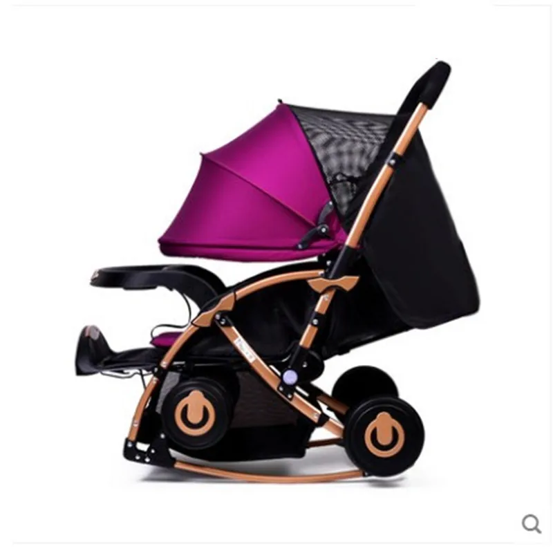 Baby stroller multi-function can sit and lie down and can shake and fold the two-way children baby stroller
Baby stroller multi-function can sit and lie down and can shake and fold the two-way children baby stroller
