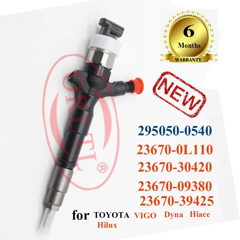 Форсунка дизельная ORLTL DCRI300460, 295050-0460, 295050-0461, 23670-09350, 23670-39365, для Toyota Hilux 2,5 d 3.0d
Форсунка дизельная ORLTL DCRI300460, 295050-0460, 295050-0461, 23670-09350, 23670-39365, для Toyota Hilux 2,5 d 3.0d