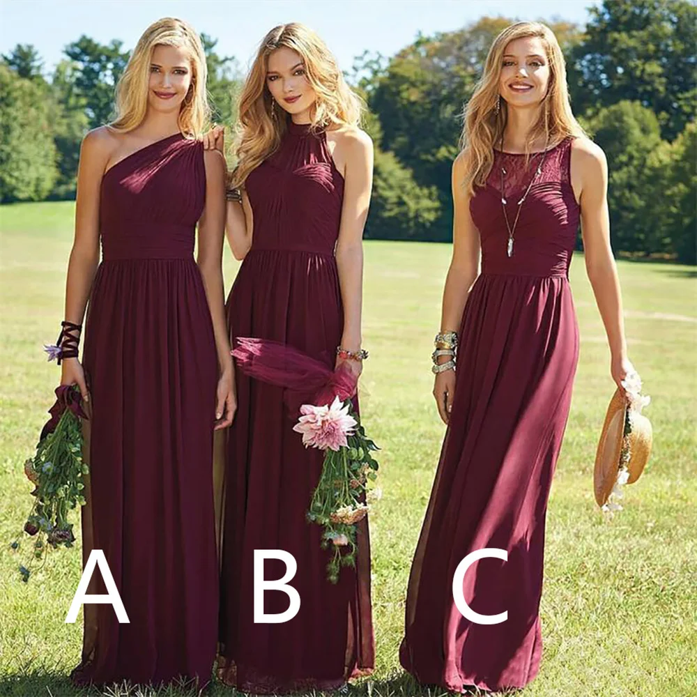 New Sexy Woman Lady Chiffon A Line Plus Size Lace Up Bridesmaid Dresses Pleat Girl One-Shoulder Sleeveless Custom
New Sexy Woman Lady Chiffon A Line Plus Size Lace Up Bridesmaid Dresses Pleat Girl One-Shoulder Sleeveless Custom