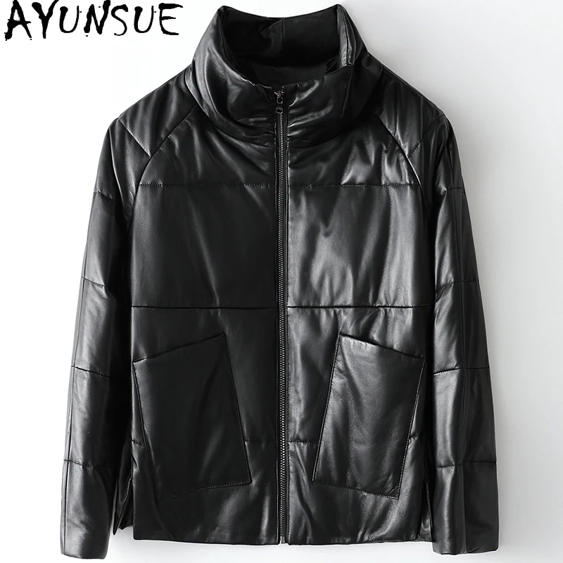 AYUNSUE Winter Women's Genuine Leather Jacket Women 100% Real Sheepskin Coat Famale Short Down Jacket Chaquetas Para Mujer 1168
AYUNSUE Winter Women's Genuine Leather Jacket Women 100% Real Sheepskin Coat Famale Short Down Jacket Chaquetas Para Mujer 1168