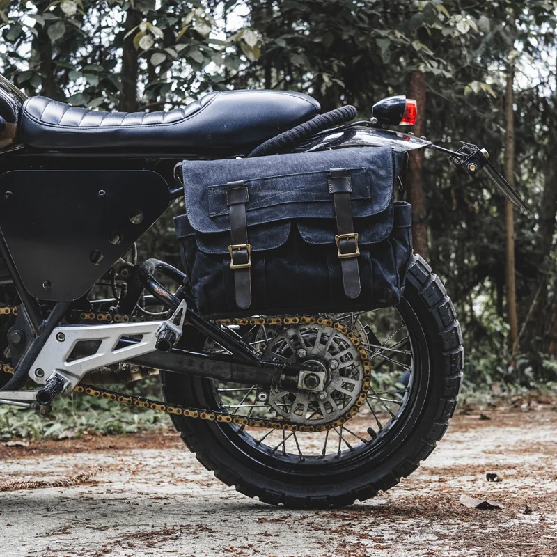 Вощеная Брезентовая Боковая Сумка для мотоцикла для Bmw Harley Hongda, универсальная велосипедная сумка для багажа, винтажная износостойкая велосипедная сумка
Вощеная Брезентовая Боковая Сумка для мотоцикла для Bmw Harley Hongda, универсальная велосипедная сумка для багажа, винтажная износостойкая велосипедная сумка