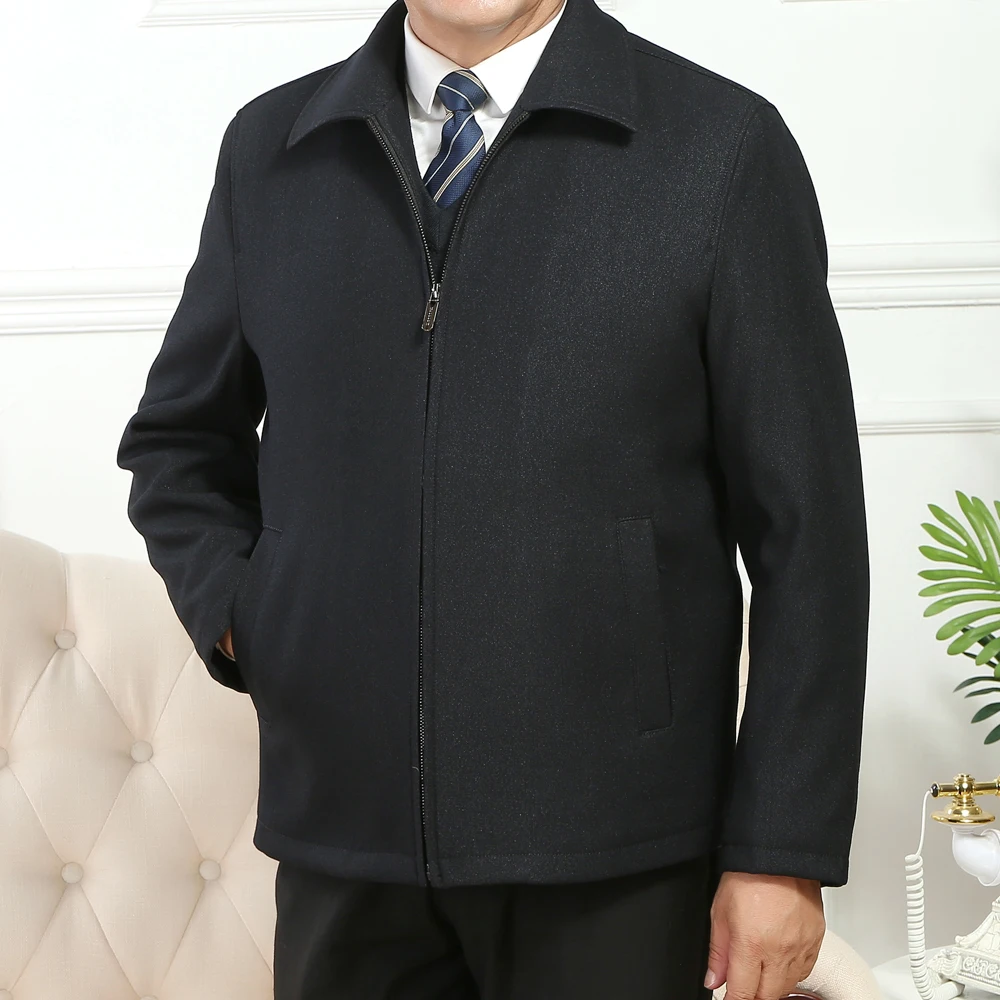 2020 New Men's Casual Jacket Classic Business Solid Color Lapel Plus Velvet Thick Autumn And Winter Coat
2020 New Men's Casual Jacket Classic Business Solid Color Lapel Plus Velvet Thick Autumn And Winter Coat