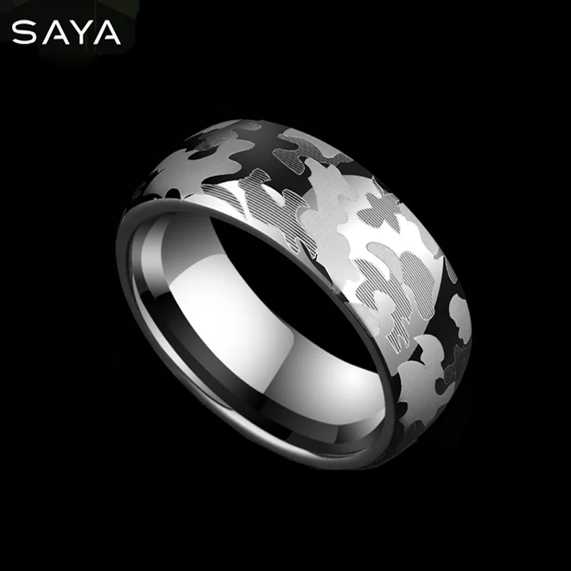 Men Tungsten Rings, 8 width Camouflage Ring Hip hop, Comfort Fit Band, Free Shipping, Customized
Men Tungsten Rings, 8 width Camouflage Ring Hip hop, Comfort Fit Band, Free Shipping, Customized
