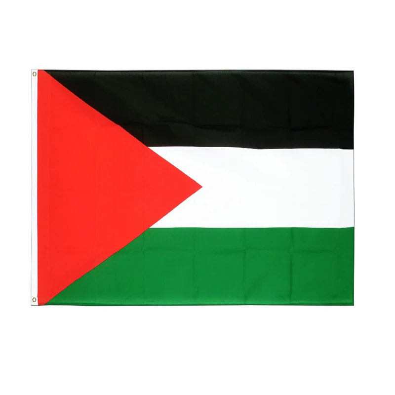 3*5 Ft Polyster Double Stitched Banner for Celebration,90*150 CM Palestine Flag
3*5 Ft Polyster Double Stitched Banner for Celebration,90*150 CM Palestine Flag