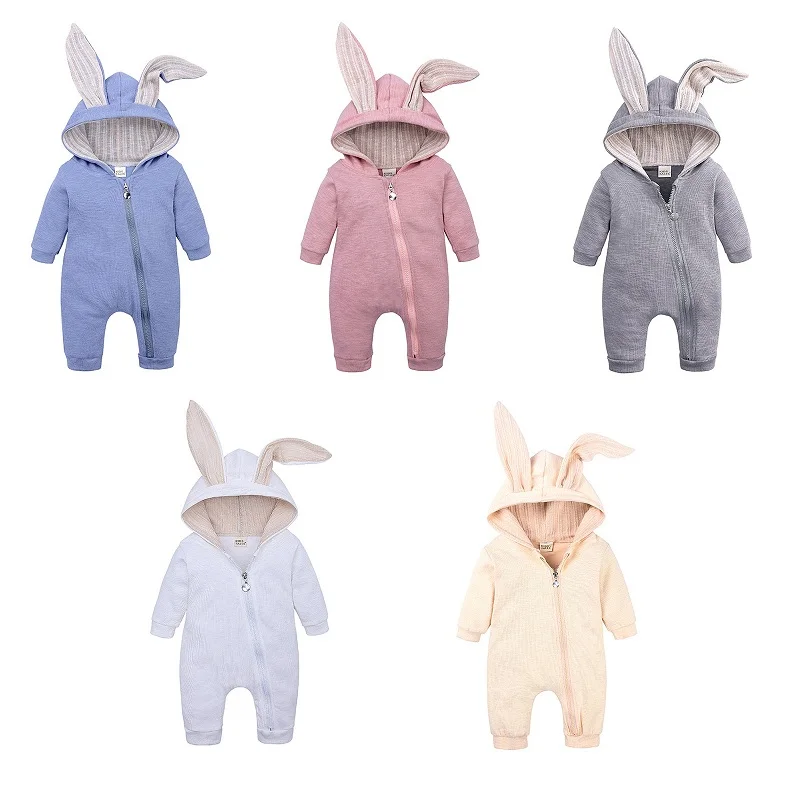 2019 Baby Cute Rompers Cartoon Rabbit Hooded Coats Outfit Newborn Boys Girls Zipper Hoodies Cotton Overall Jumpsuits
2019 Baby Cute Rompers Cartoon Rabbit Hooded Coats Outfit Newborn Boys Girls Zipper Hoodies Cotton Overall Jumpsuits