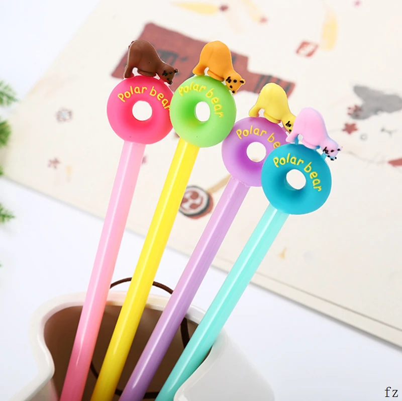 200 Pcs Polar Bear Donuts Gel Pen Kawaii Korean Pens Student Novelty Fun Signing Pens School Writing Supplies
200 Pcs Polar Bear Donuts Gel Pen Kawaii Korean Pens Student Novelty Fun Signing Pens School Writing Supplies