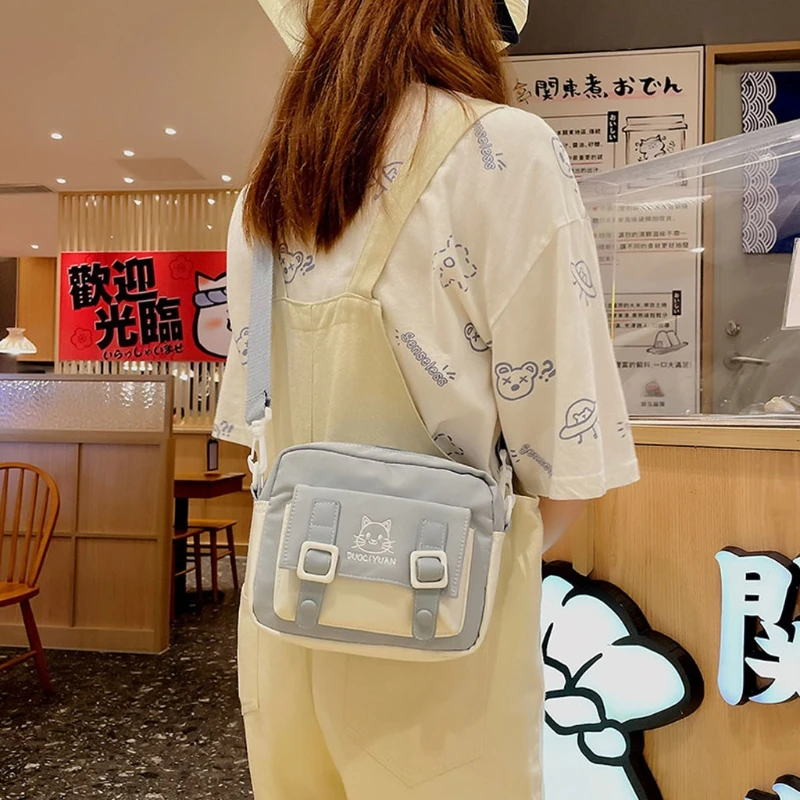 Japanese Women Girls Kawaii Crossbody Bag Cute Cartoon Cat Embroidery Small Messenger Handbag Preppy Style Student Shoulder Purs
Japanese Women Girls Kawaii Crossbody Bag Cute Cartoon Cat Embroidery Small Messenger Handbag Preppy Style Student Shoulder Purs
