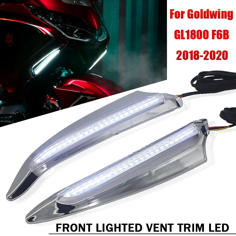 Новинка GL 1800 черный и хром для HONDA GL1800 Gold Wing F6B 2018-UP 2019 2020 комплект СВЕТОДИОДНЫХ указателей поворота с передней подсветкой
Новинка GL 1800 черный и хром для HONDA GL1800 Gold Wing F6B 2018-UP 2019 2020 комплект СВЕТОДИОДНЫХ указателей поворота с передней подсветкой