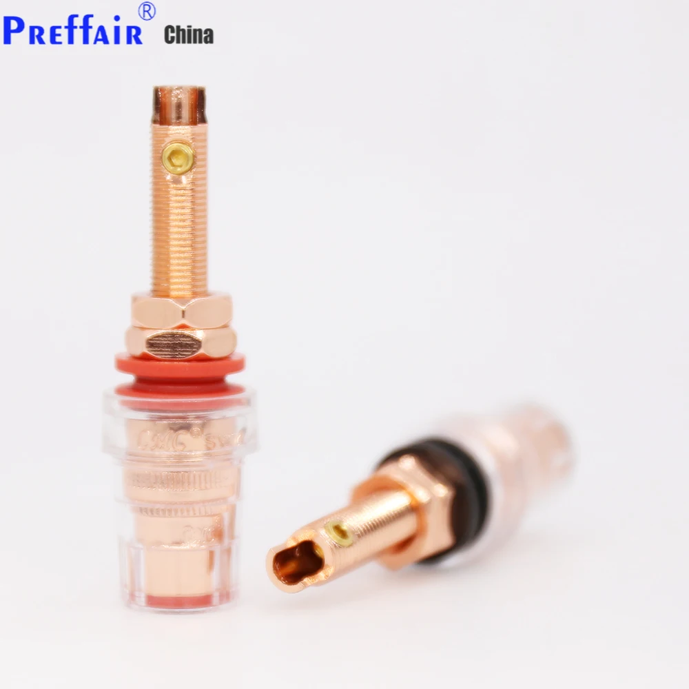 Hi-End Eutectic Long Style Binding Post Red Coppper plated Speaker Amplifier Binding Post Terminal
Hi-End Eutectic Long Style Binding Post Red Coppper plated Speaker Amplifier Binding Post Terminal