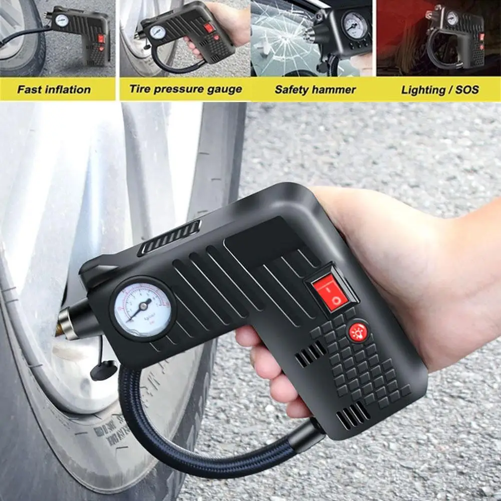 50% HOT SALES!!!12V Portable Car Tire Pressure Gauge Air Inflator Pump with LED Safety Hammer
50% HOT SALES!!!12V Portable Car Tire Pressure Gauge Air Inflator Pump with LED Safety Hammer