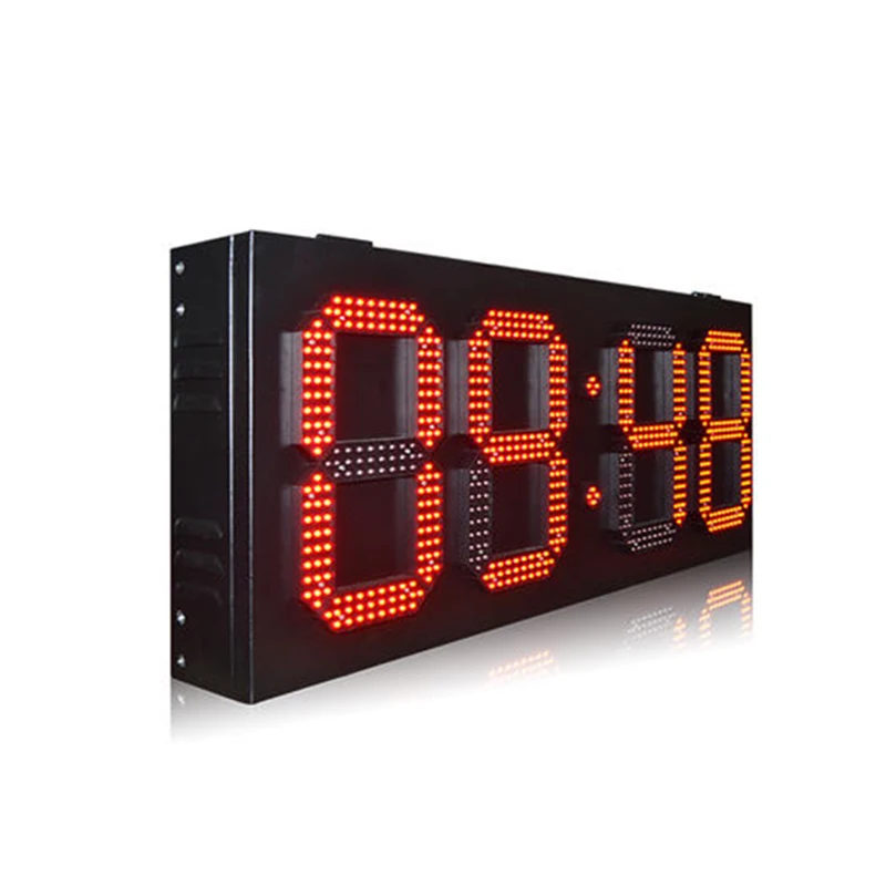 double sided outdoor rainproof 12 inch single red 88.88 format led time and temperature display LED gas station price plate
double sided outdoor rainproof 12 inch single red 88.88 format led time and temperature display LED gas station price plate