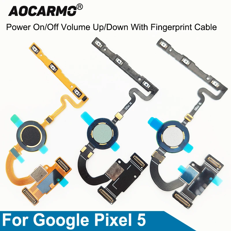 Aocarmo Home Button Fingerprint Sensor Touch ID Flex Cable Repair parts For Google Pixel 5 Power On/Off Volume Up/Down Cable
Aocarmo Home Button Fingerprint Sensor Touch ID Flex Cable Repair parts For Google Pixel 5 Power On/Off Volume Up/Down Cable