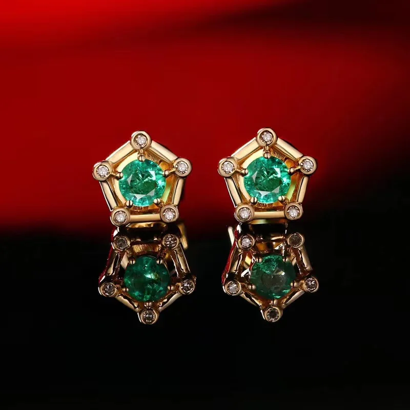 Natural Real Emerald Earring 925 Silver sterling Fine Charm Jewelry for Women Wedding Party Earring
Natural Real Emerald Earring 925 Silver sterling Fine Charm Jewelry for Women Wedding Party Earring