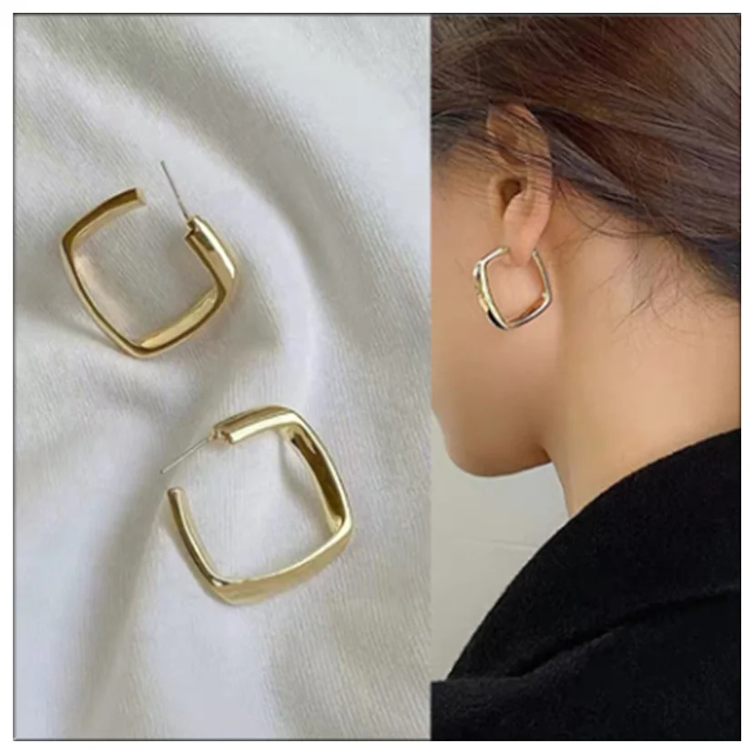 S925 Серебряные игольчатые серьги, женские серьги, геометрические Модные Простые гальванические золотые 18K
S925 Серебряные игольчатые серьги, женские серьги, геометрические Модные Простые гальванические золотые 18K