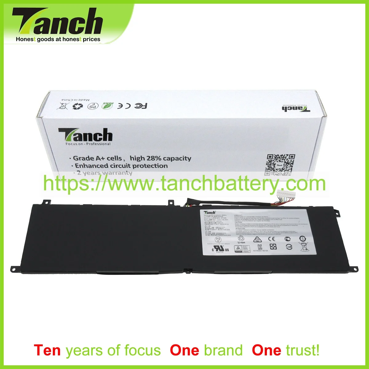 Tanch Laptop Battery for HP TPN-Q195 4INR19/66-2 HSTNN-LB8B HSTNN-LB8A 922753-421 OMEN 17-an000TX 17-AN013TX 14.6V 8cell
Tanch Laptop Battery for HP TPN-Q195 4INR19/66-2 HSTNN-LB8B HSTNN-LB8A 922753-421 OMEN 17-an000TX 17-AN013TX 14.6V 8cell