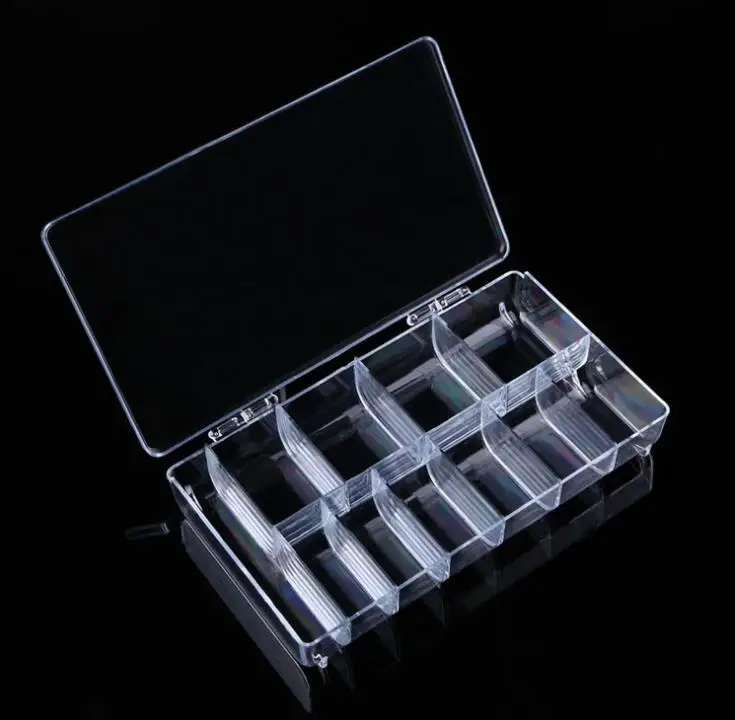 100PCS Nail Art Box Empty Divided Case For 500pcs Nail Tips Rhinestone Beads Gems Storage Box Case Clear Plastic SN614
100PCS Nail Art Box Empty Divided Case For 500pcs Nail Tips Rhinestone Beads Gems Storage Box Case Clear Plastic SN614