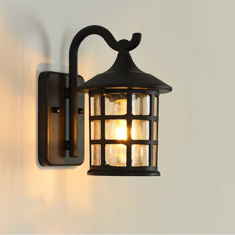 American wall lamp, outdoor, porch restoring ancient ways, the head of a bed, wall lamp, European 110 v220v, waterproof
American wall lamp, outdoor, porch restoring ancient ways, the head of a bed, wall lamp, European 110 v220v, waterproof