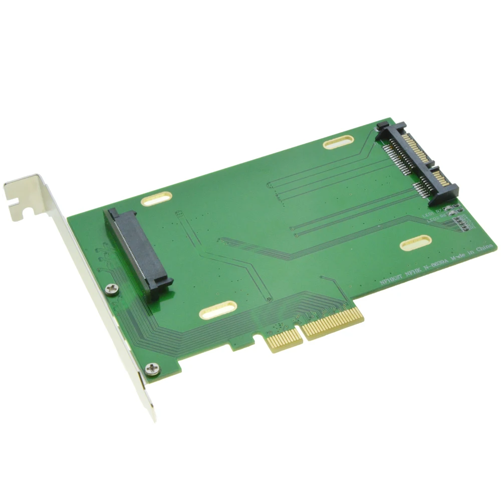 PCI-E 3.0 x4 to U.2 Kit SFF-8639 Adapter for Intel Motherboard 750 NVMe PCIe SSD PCI express to U2 Card
PCI-E 3.0 x4 to U.2 Kit SFF-8639 Adapter for Intel Motherboard 750 NVMe PCIe SSD PCI express to U2 Card