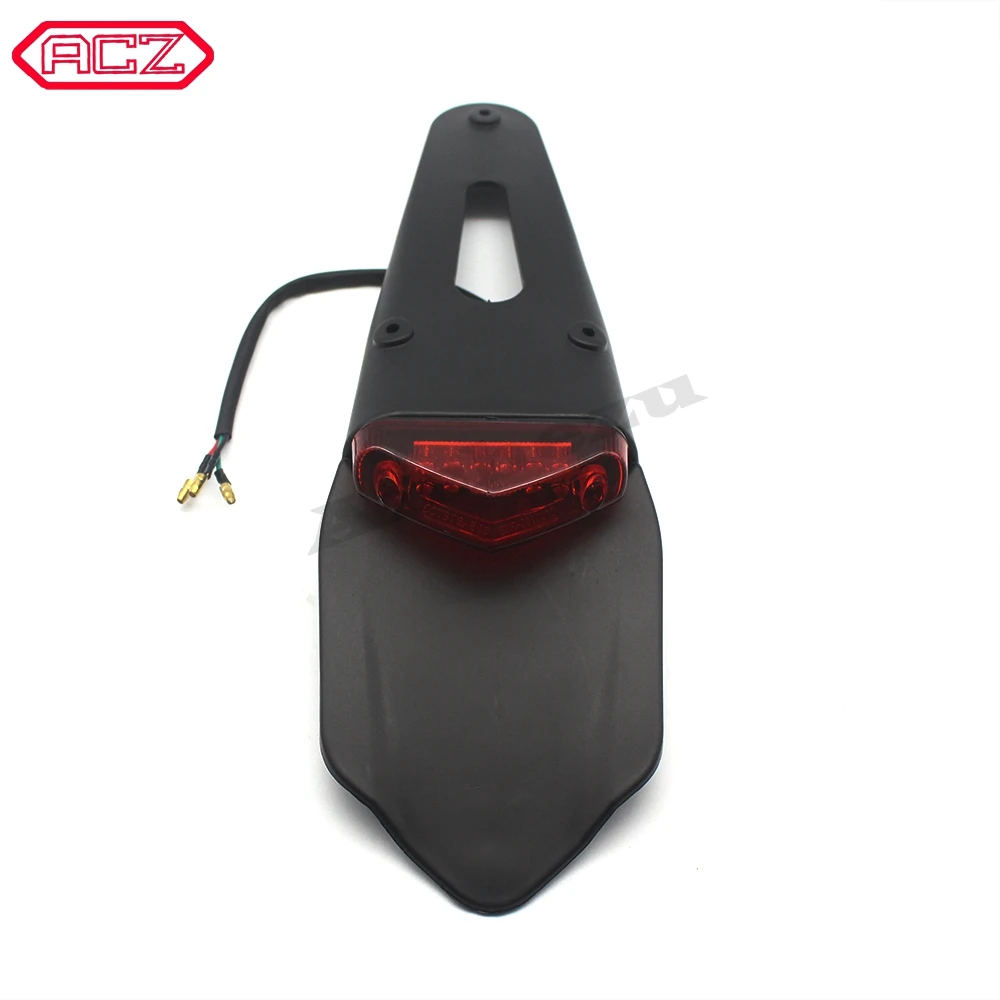 Motorcycle Rear Fender License Plate Bracket Holder With 12V LED Taillight Brake Lamp Universal For Enduro Off-Road Bike
Motorcycle Rear Fender License Plate Bracket Holder With 12V LED Taillight Brake Lamp Universal For Enduro Off-Road Bike