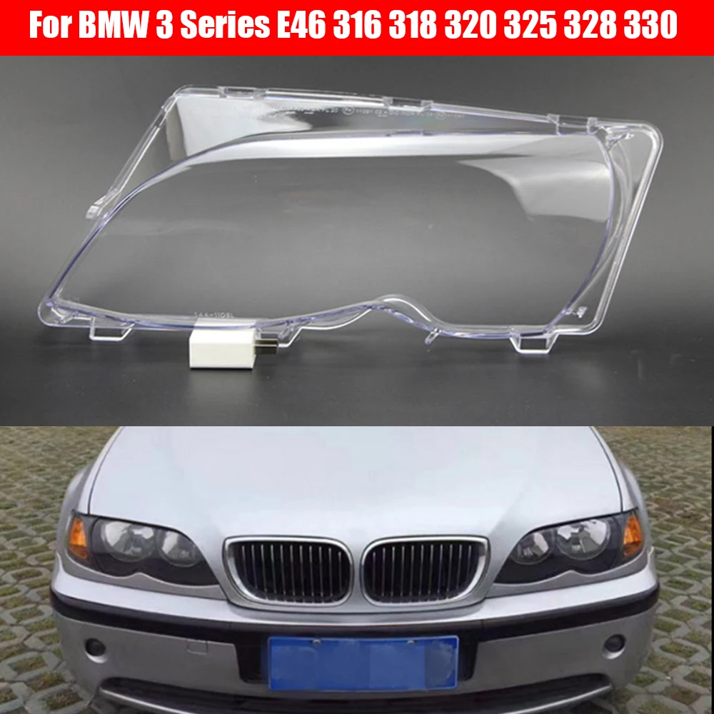 Car Headlamp Lens For BMW 3 Series E46 316i 318i 320i 325i 328i 330i Car Headlight Headlamp Lens Auto Shell Cover
Car Headlamp Lens For BMW 3 Series E46 316i 318i 320i 325i 328i 330i Car Headlight Headlamp Lens Auto Shell Cover