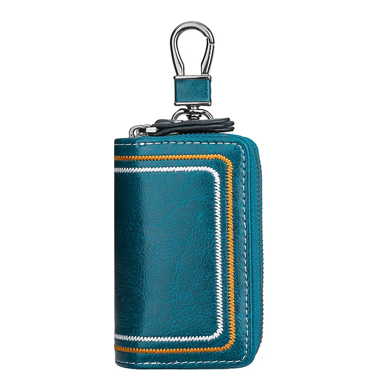 Fashion Embroidery Cowhide key wallets Double Layer key organizer Cow Leather keychain for car keys House Key holder for keys
Fashion Embroidery Cowhide key wallets Double Layer key organizer Cow Leather keychain for car keys House Key holder for keys