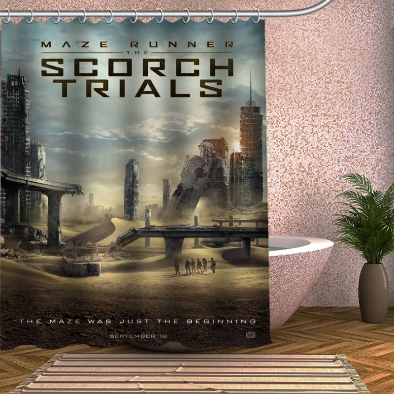 Занавеска для душа Maze Runner The Death Cure, экологически чистая современная ткань, полиэстер, занавески для ванной на заказ, занавески для домашнего декора
Занавеска для душа Maze Runner The Death Cure, экологически чистая современная ткань, полиэстер, занавески для ванной на заказ, занавески для домашнего декора