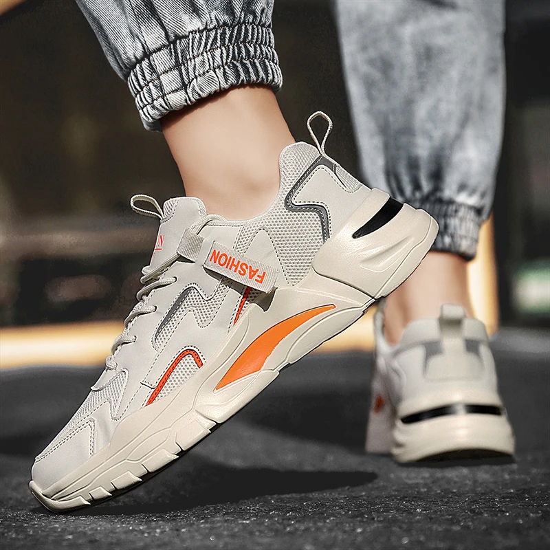 Men's Casual Sneakers High Quality Blade Running Shoes Men New Breathable Mesh No-Slip Shock Absorption Trend Sports Gym Shoes
Men's Casual Sneakers High Quality Blade Running Shoes Men New Breathable Mesh No-Slip Shock Absorption Trend Sports Gym Shoes