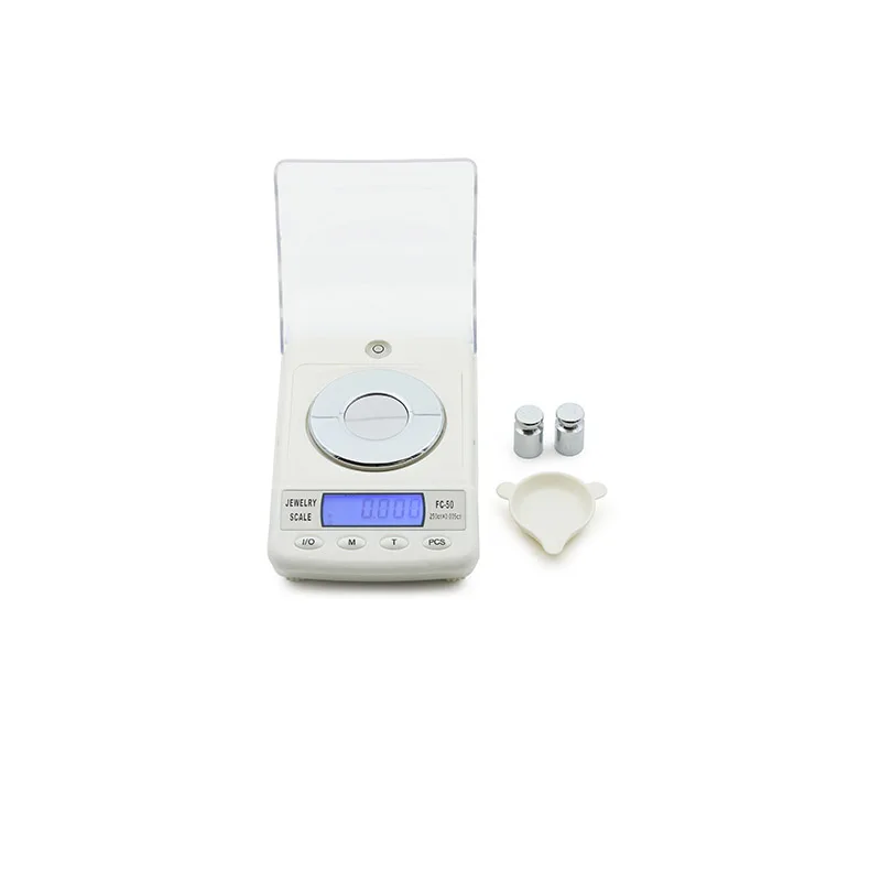 Gold Jewelry Electronic Scale FC-50 High Precision 250ct/0.005ct Diamond Balance Scale Carat Scale Portable Scale
Gold Jewelry Electronic Scale FC-50 High Precision 250ct/0.005ct Diamond Balance Scale Carat Scale Portable Scale