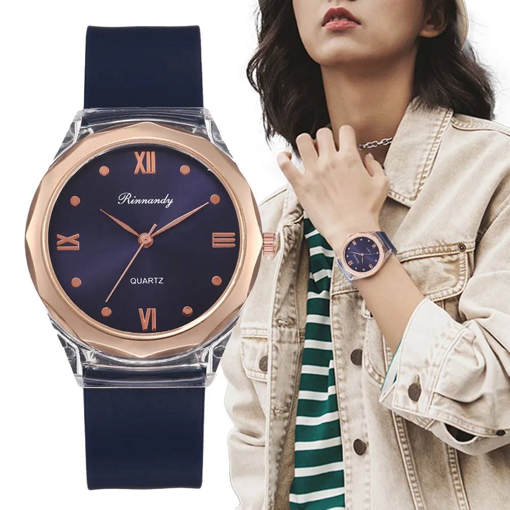Luxury Roman Simple Creative Plastic Alloy Dial Watches Women Fashion Quartz Silicone Wristwatches Elegant Ladies Female Watch
Luxury Roman Simple Creative Plastic Alloy Dial Watches Women Fashion Quartz Silicone Wristwatches Elegant Ladies Female Watch
