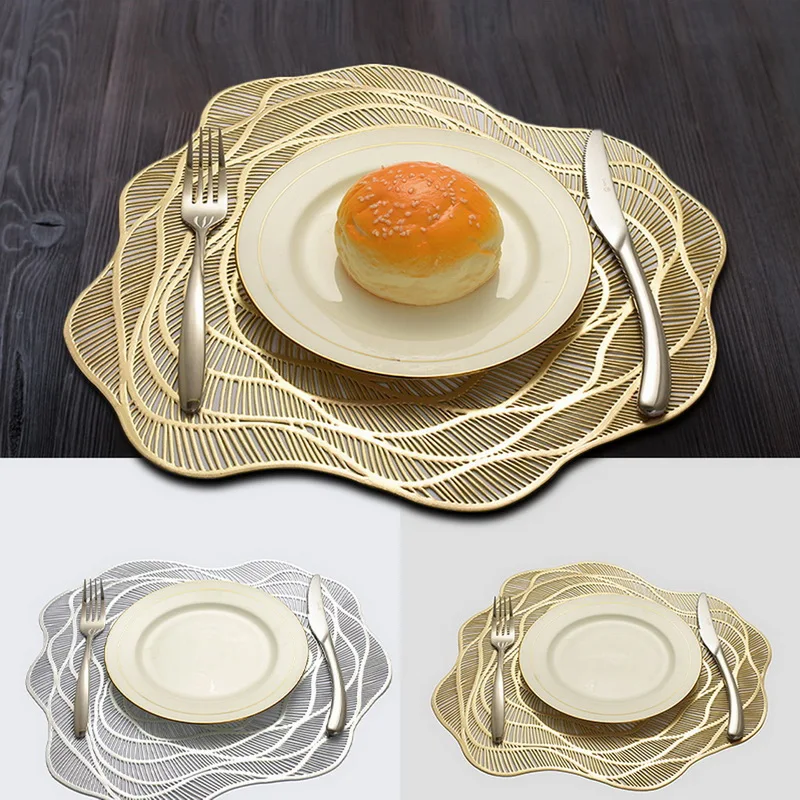 New Table Mat Mug Coaster Placemat for Kitchen Dining Hollow PVC Decorative Pad Coasters Home Decor Accessories
New Table Mat Mug Coaster Placemat for Kitchen Dining Hollow PVC Decorative Pad Coasters Home Decor Accessories