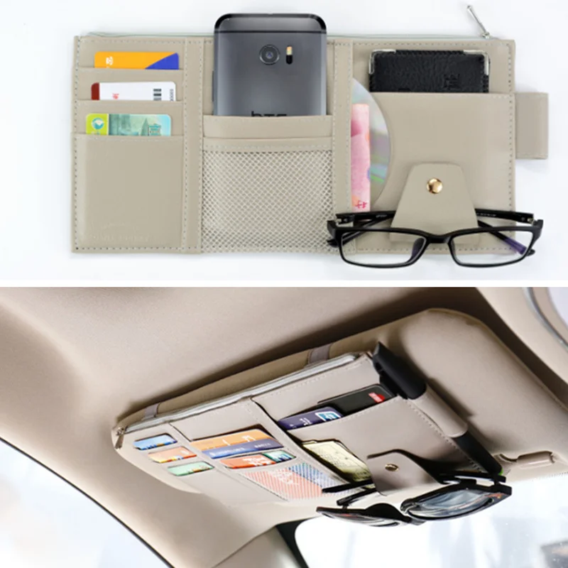 Car Visor Card Storage Sun Visor Organizer Tool Pouch for KIA Rio K2 K3 K4 K5 KX3 KX5 Cerato,Soul,Forte,Sportage R,Sorento
Car Visor Card Storage Sun Visor Organizer Tool Pouch for KIA Rio K2 K3 K4 K5 KX3 KX5 Cerato,Soul,Forte,Sportage R,Sorento