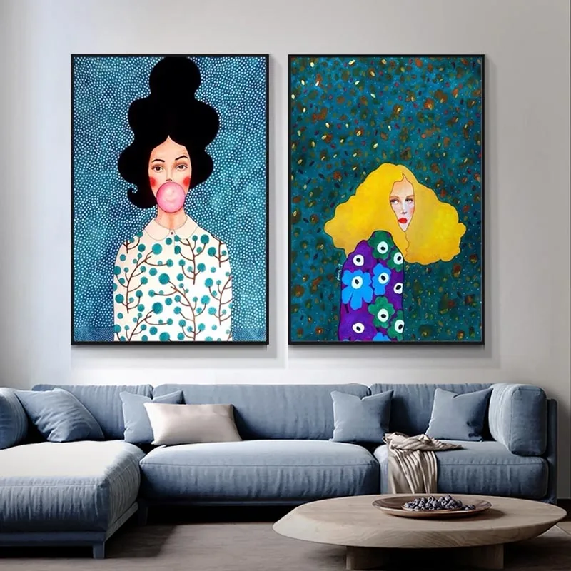 Nordic Abstract Flowers Girl Hair Wall Art Canvas Paintings on The Wall Art Pictures Posters and Prints for Girl's Room Cuadros
Nordic Abstract Flowers Girl Hair Wall Art Canvas Paintings on The Wall Art Pictures Posters and Prints for Girl's Room Cuadros