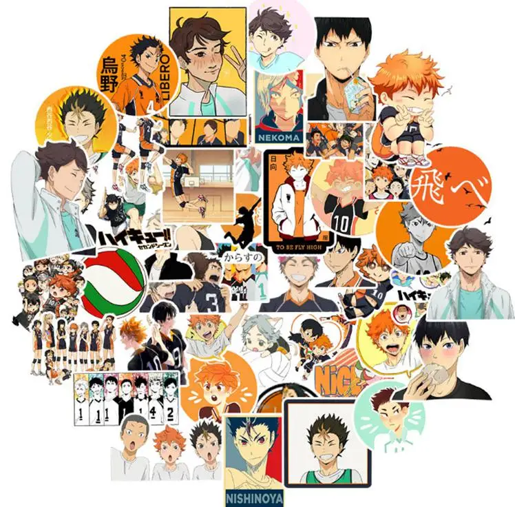 10/30/50/100pcs Volleyball Boy Anime Graffiti Pencil Cases Skateboard Travel Suitcase Phone Laptop Luggage Classic Stickers
10/30/50/100pcs Volleyball Boy Anime Graffiti Pencil Cases Skateboard Travel Suitcase Phone Laptop Luggage Classic Stickers