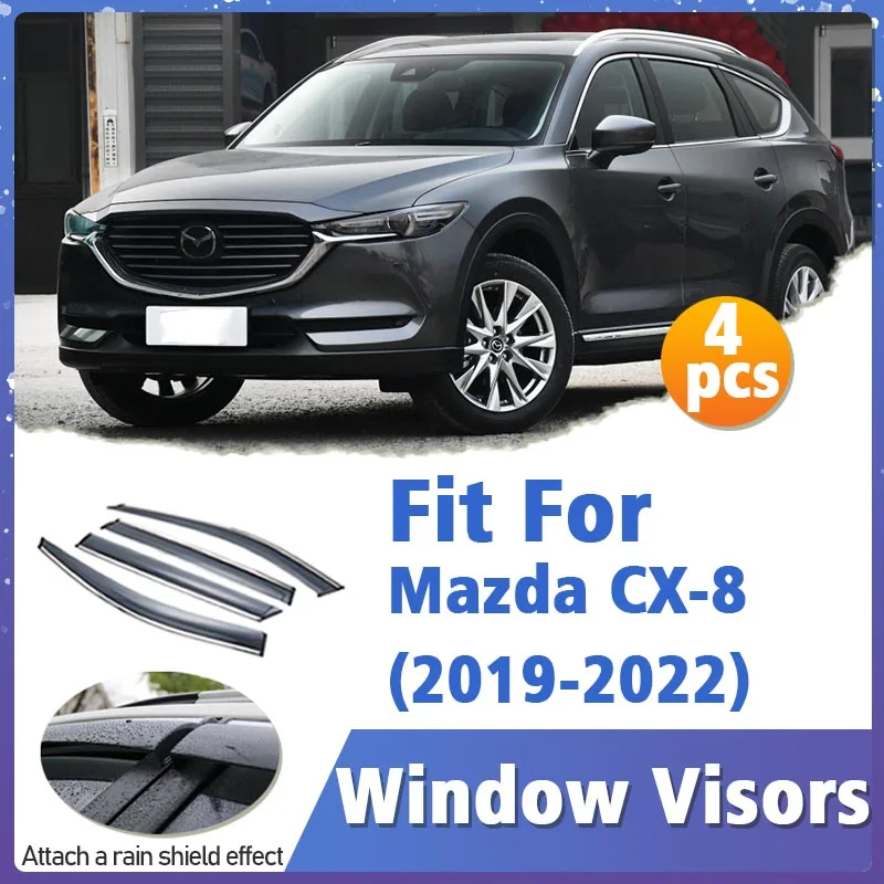 Window Visor Guard for Mazda CX-8 CX8 2019-2022 Vent Cover Trim Awnings Shelters Protection Sun Rain Deflector Auto Accessories
Window Visor Guard for Mazda CX-8 CX8 2019-2022 Vent Cover Trim Awnings Shelters Protection Sun Rain Deflector Auto Accessories