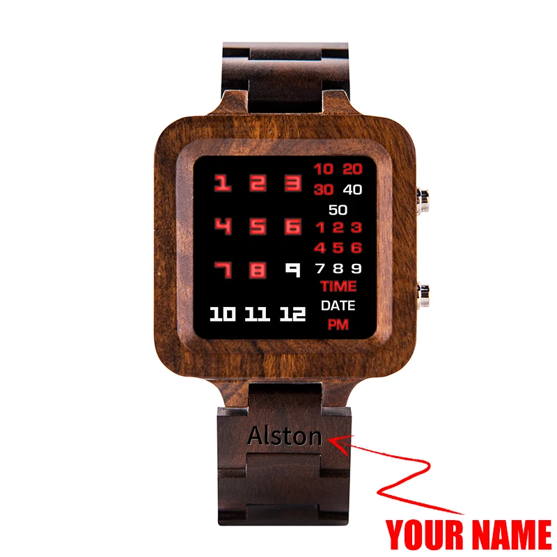 2021 BOBO BIRD relogio digital Engrave Your Name Luminous Bamboo Watch LED Watches Customized Gift Wooden Box Dropshipping
2021 BOBO BIRD relogio digital Engrave Your Name Luminous Bamboo Watch LED Watches Customized Gift Wooden Box Dropshipping
